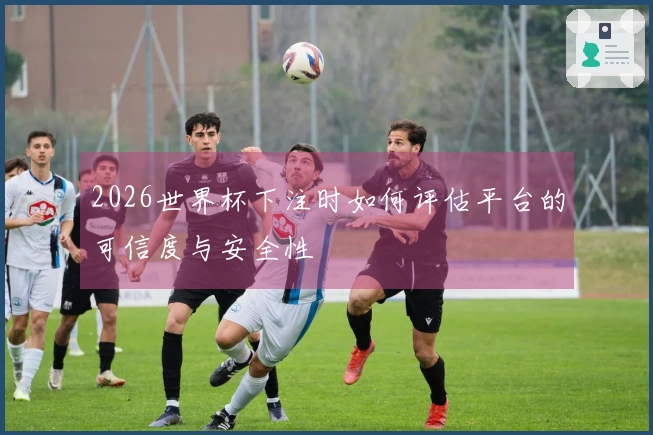 2026世界杯下注时如何评估平台的可信度与安全性