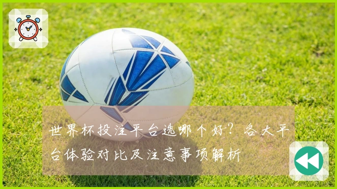 世界杯投注平台选哪个好？各大平台体验对比及注意事项解析